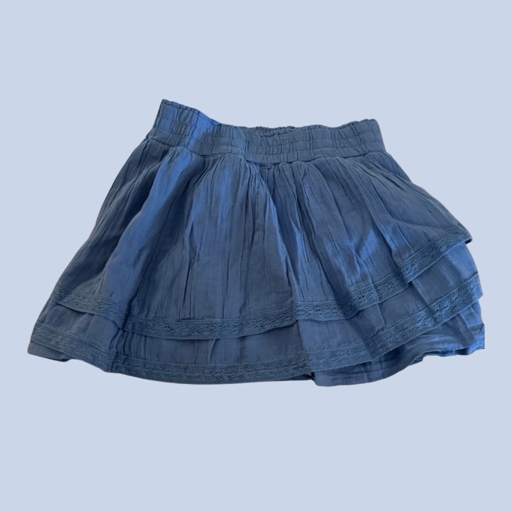 Abercrombie Kids Navy Layered Skirt